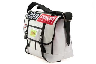 WDS Bike Messenger Bag White