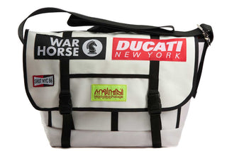 WDS Bike Messenger Bag White
